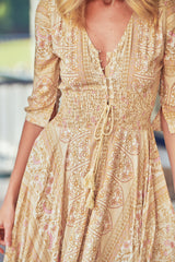 Indiana Maxi - Sand Flower