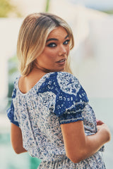 Traveller Playsuit - Santorini