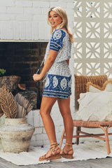 Traveller Playsuit - Santorini