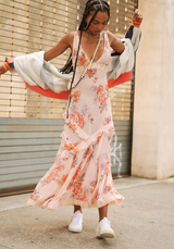 Stay Awhile Maxi - Peach Combo