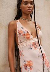 Stay Awhile Maxi - Peach Combo