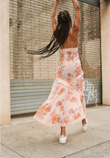 Stay Awhile Maxi - Peach Combo