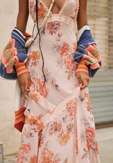 Stay Awhile Maxi - Peach Combo