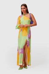 Pacifica One Shoulder Maxi - Arte Print