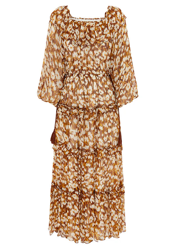 Desert Floral Midi Dress ~ Ministry of Style