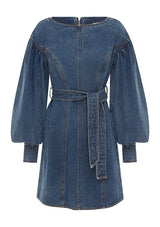 Waterlily Denim Mini Dress  ~ MOS the label
