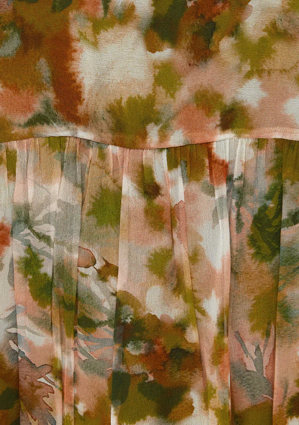 Abstract Botanica Mini Dress ~ MOS the label
