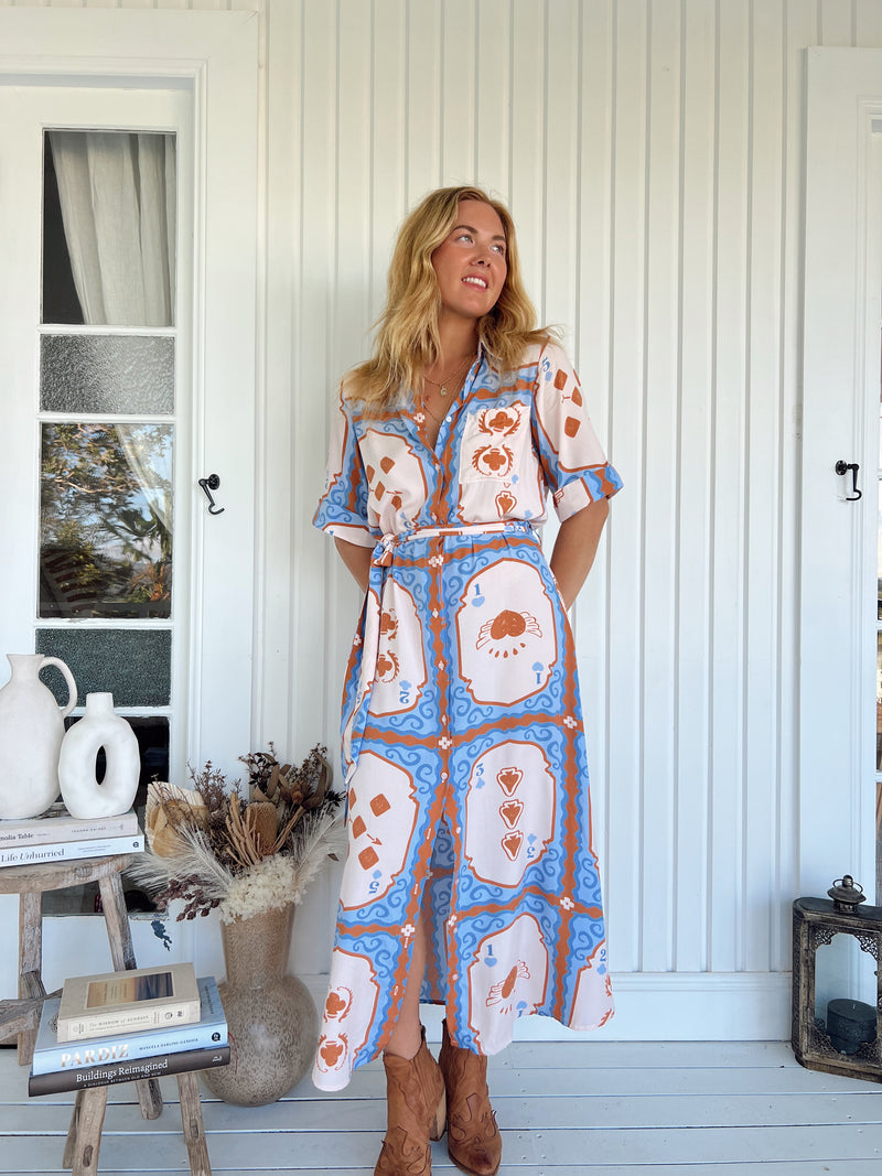 Pepper Midi Dress - Ace of Spades