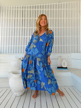 Loretta Maxi Dress - Blue Bell