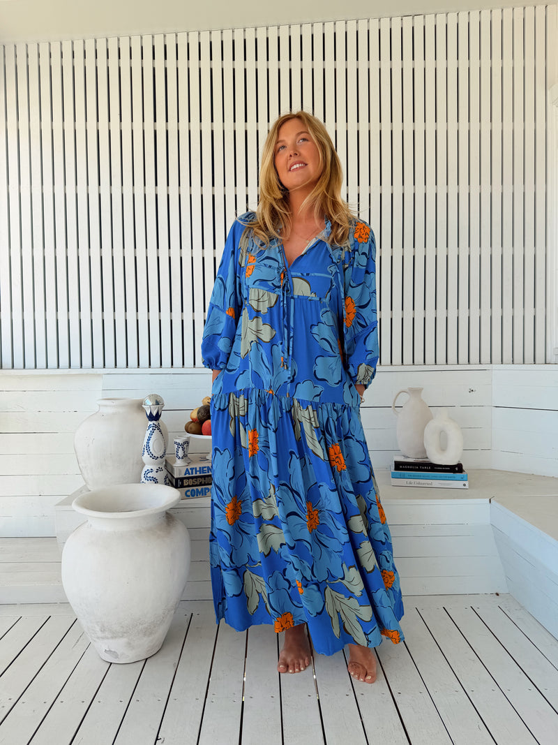Loretta Maxi Dress - Blue Bell
