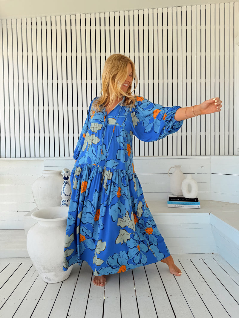 Loretta Maxi Dress - Blue Bell