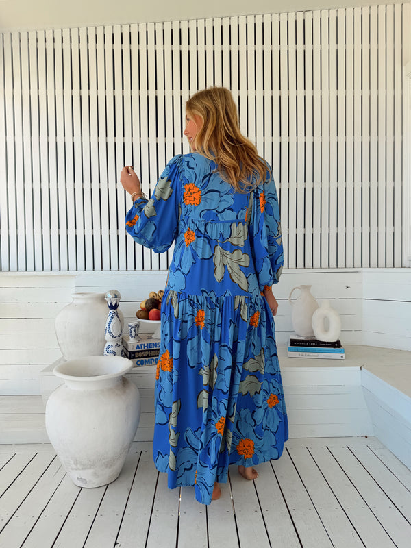 Loretta Maxi Dress - Blue Bell