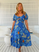 Rini Midi Dress - Blue Bell