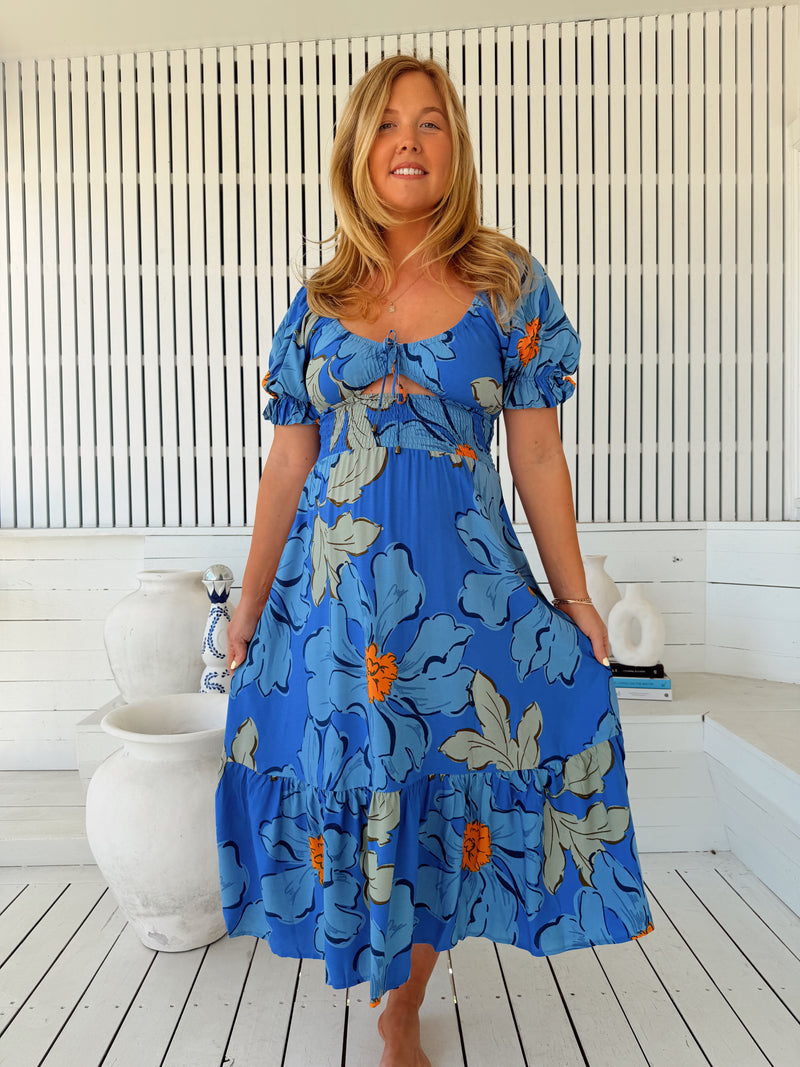 Rini Midi Dress - Blue Bell