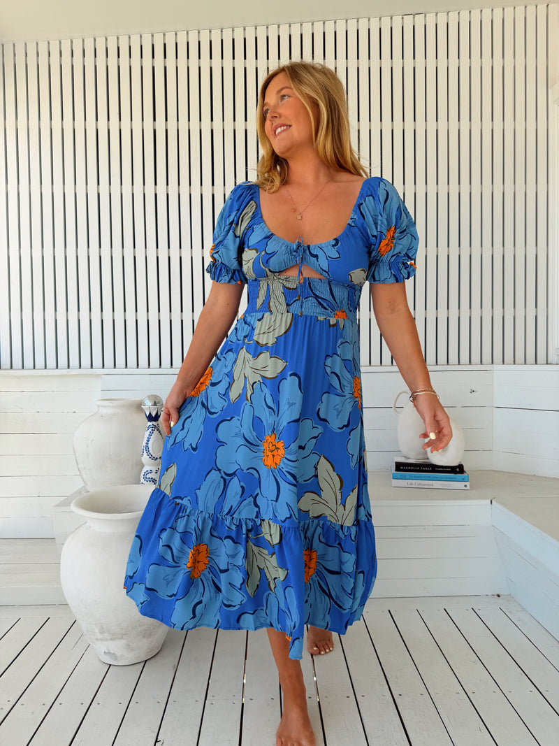 Rini Midi Dress - Blue Bell