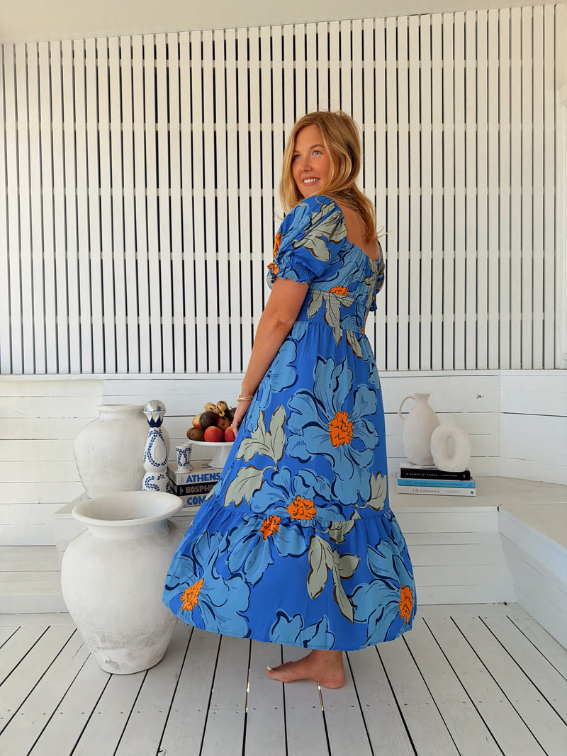 Rini Midi Dress - Blue Bell