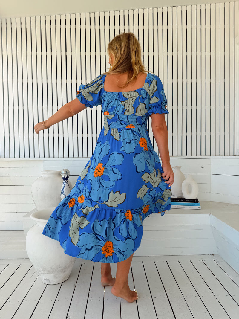 Rini Midi Dress - Blue Bell