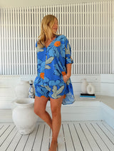 Flora Shorts - Blue Bell