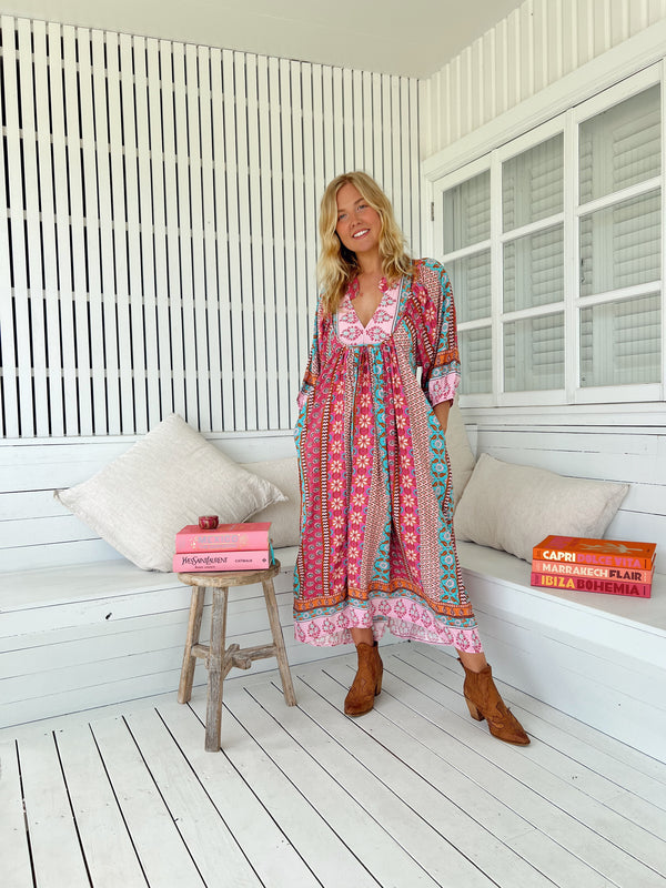 Boheme Midi Dress - Cedella