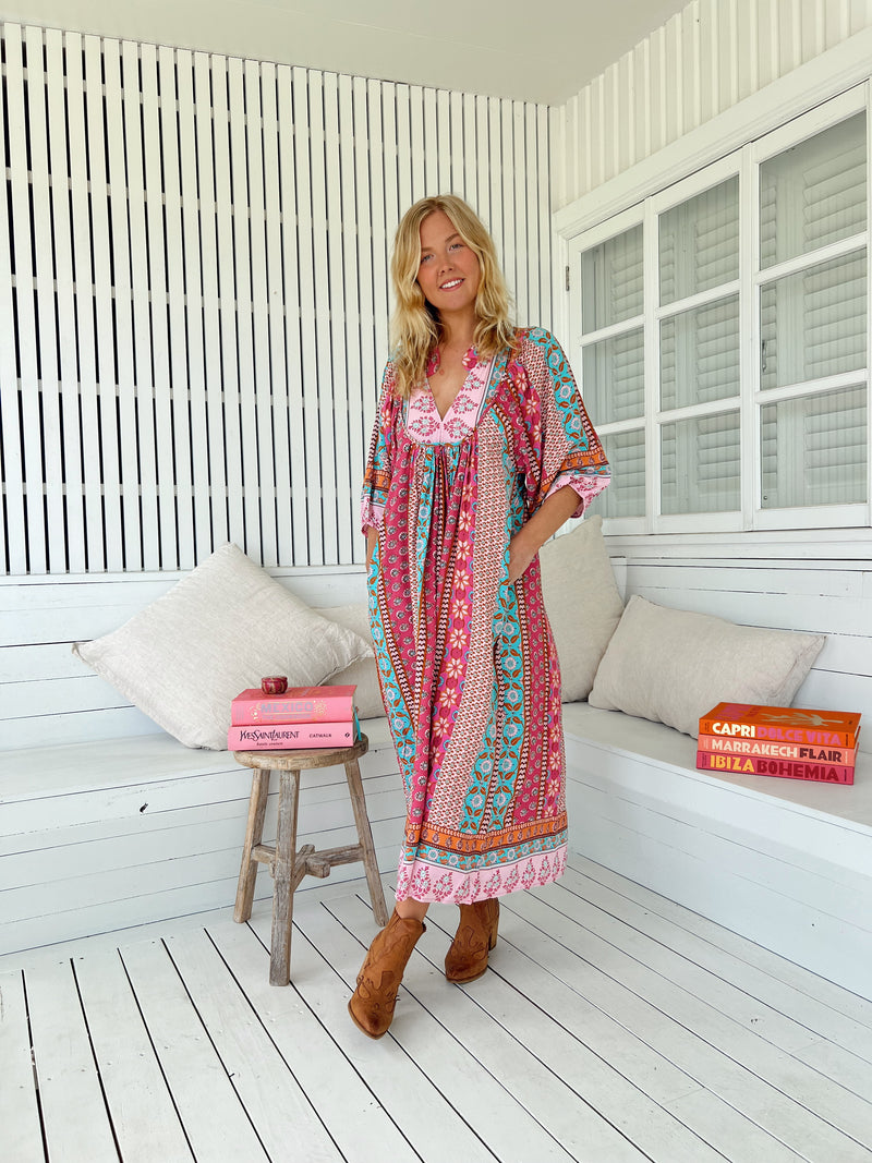 Boheme Midi Dress - Cedella