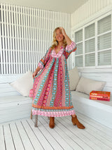 Boheme Midi Dress - Cedella