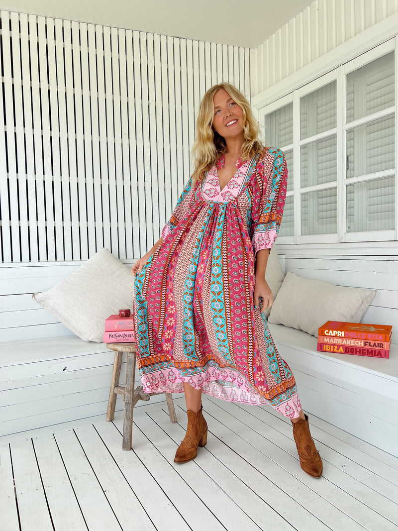 Boheme Midi Dress - Cedella