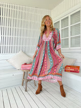 Boheme Midi Dress - Cedella