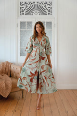 Lenni Midi Dress - Minty