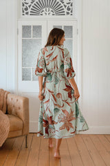 Lenni Midi Dress - Minty