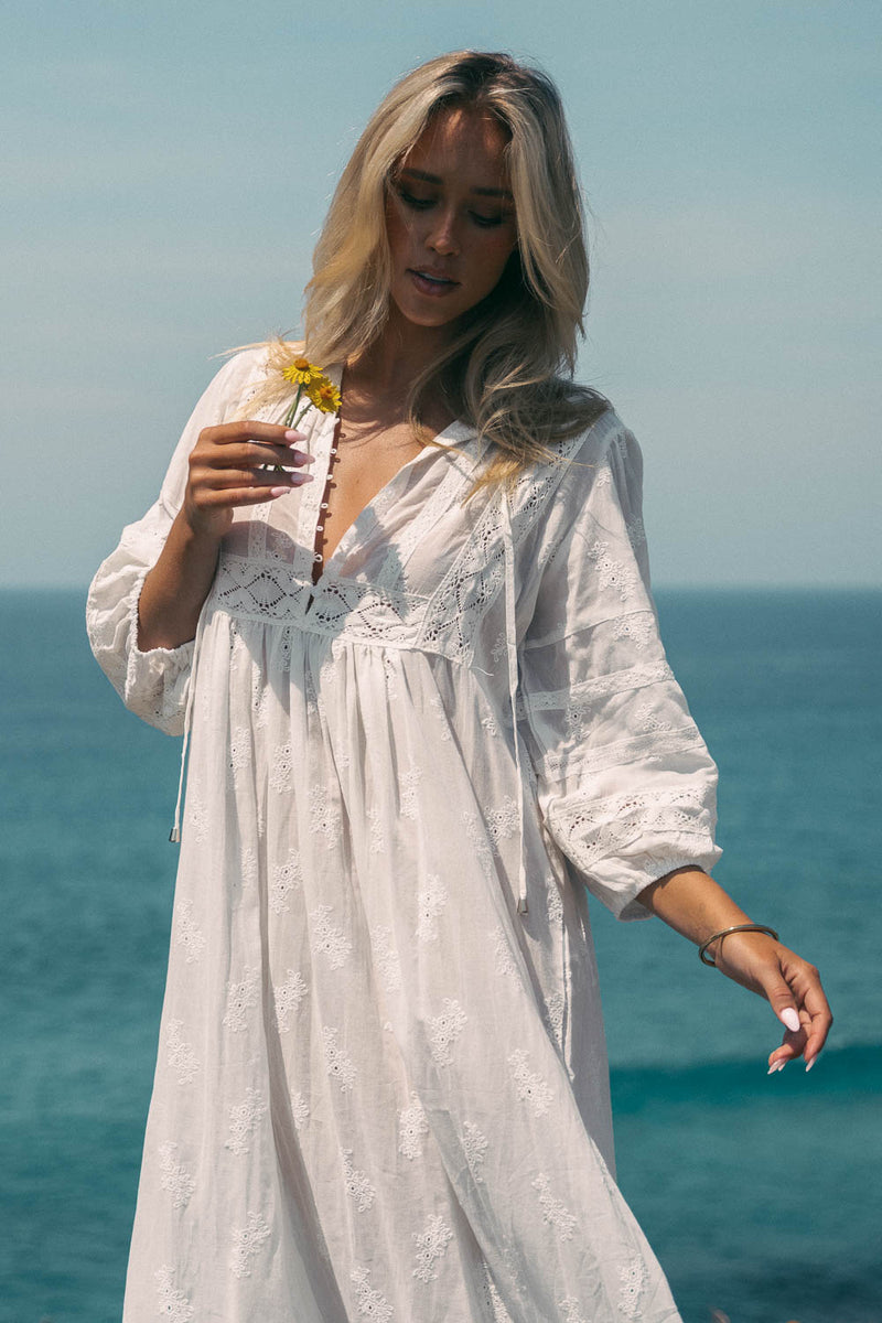Meadow Maxi Dress- Etherea Embroidered