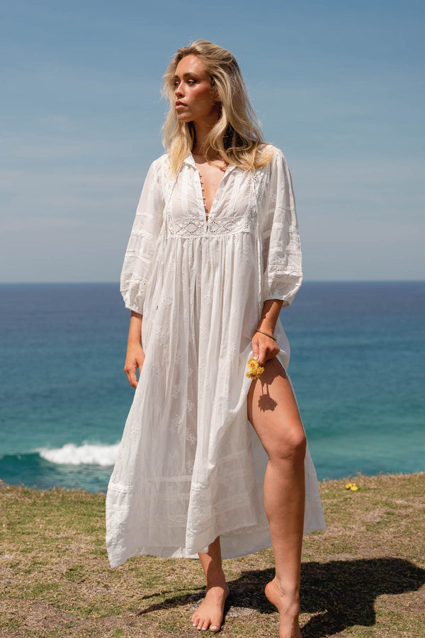 Meadow Maxi Dress- Etherea Embroidered