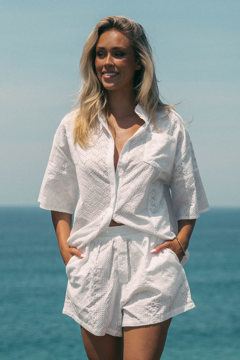 Charlie Shorts - Etherea Embroidered