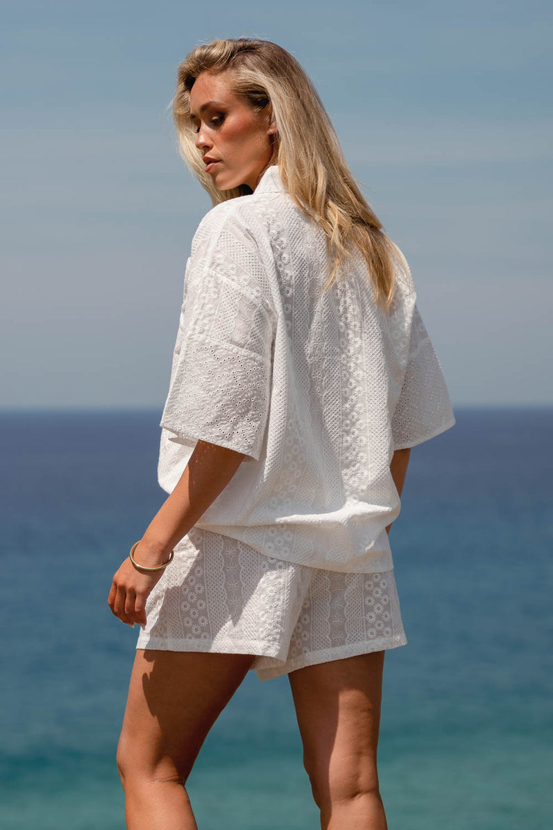 Lola Shirt -  Etherea Embroidered