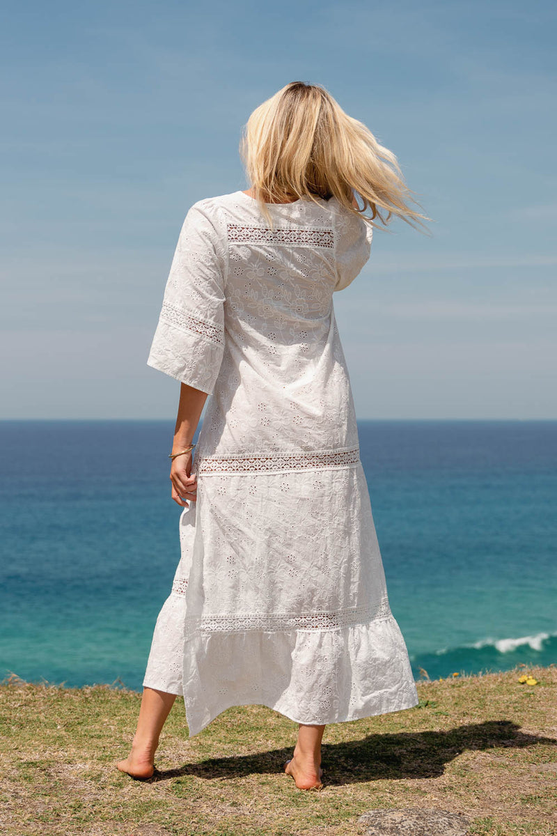 Amore Maxi Dress - Etherea Embroidered