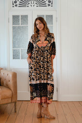 Boheme Midi Dress - Jardin