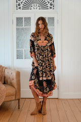 Boheme Midi Dress - Jardin