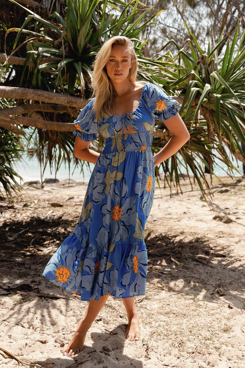 Rini Midi Dress - Blue Bell