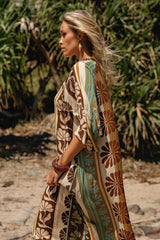 Bree Maxi Dress - Cacao Mist