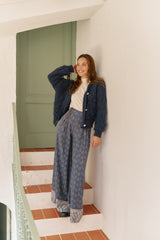 Navy Cozy Knit Cardigan - Jaase
