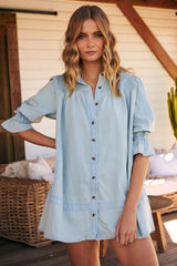 Vanessa Denim Tunic ~ Free People