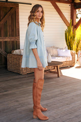 Vanessa Denim Tunic ~ Free People