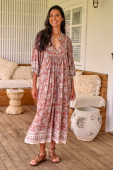 Boheme Midi Dress - Indah