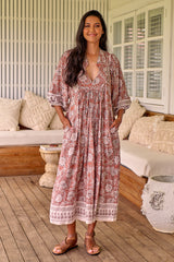 Boheme Midi Dress - Indah