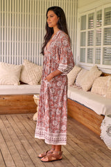 Boheme Midi Dress - Indah