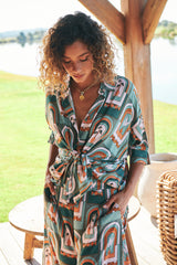 River Shirt - Emerald Arches