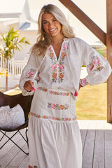 Ophelia Blouse- Ivory ~ MOS the label