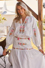 Ophelia Blouse- Ivory ~ MOS the label