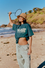 Jaase Juno oversized tee - Salt