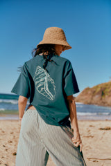 Jaase Juno oversized tee - Salt