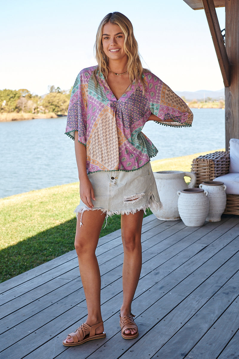Gabriella Top - Lavender Haze